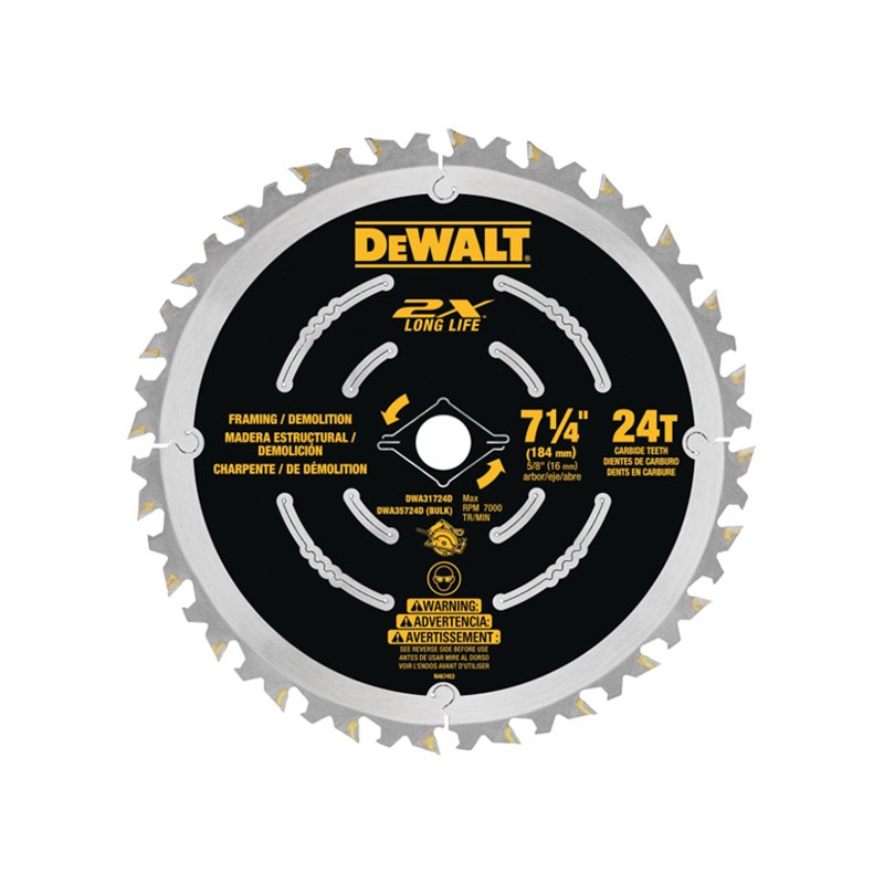 Dewalt Circular Saw Blade 165x20x24T
