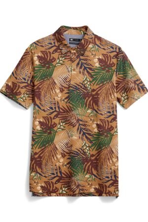 VATPAVE Mens Floral Hawaiian Shirts Short Sleeve Button Down Beach Shirt 2022 - Full Color