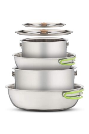 Korea Stainless Steel Pot Set 5 Piecs